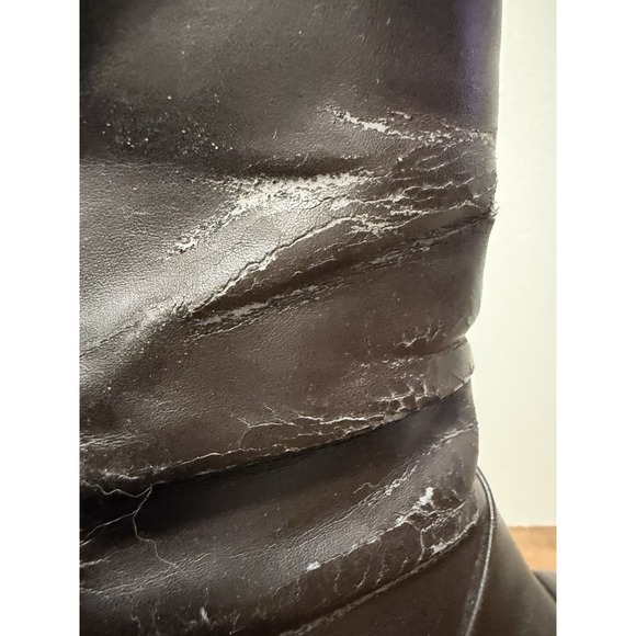 Vintage 90s/Y2k Mudd Lennox Brown Chunky Platform Bratz Goth  Ankle Boots 6.5 - Picture 7 of 16